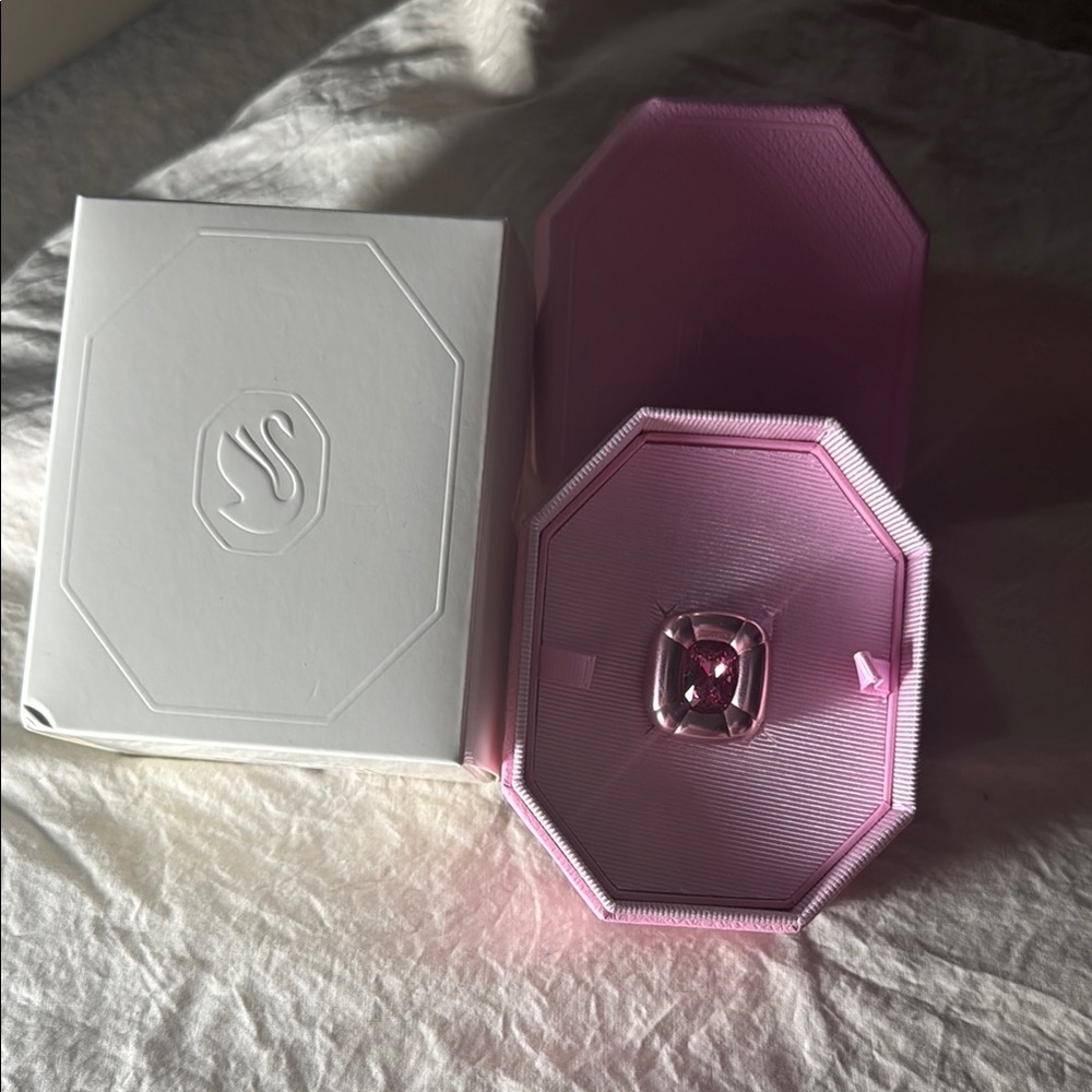 Swarovski Elegant Pink Gemstone Ring